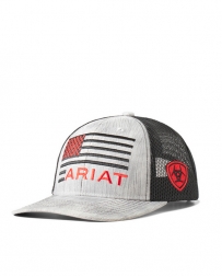 Ariat® Kids' Flag Snap Back Cap