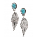 Montana Silversmiths® Ladies' Feather Light Attitude Earrings