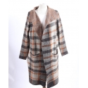 Kerenhart® Ladies' Long Plaid Cardigan