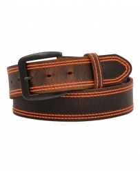 3D Belt Company® Men's Brown Hot Orange Belt