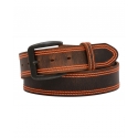 3D Belt Company® Men's Brown Hot Orange Belt