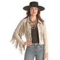 Rock and Roll Cowgirl® Ladies' Micro Suede Fringe Jacket