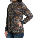 Cinch® Ladies' Polar Fleece Printed Full Zip