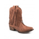 Roper® Ladies' Riley Tan Fringe 8" Boot