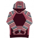 Hooey® Girls' Serape Sleeve Hoodie