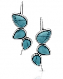 Montana Silversmiths® Ladies' Turquoise Tears Earrings
