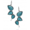 Montana Silversmiths® Ladies' Turquoise Tears Earrings