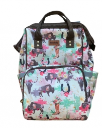 Ladies' Wild Buffalo Print Diaper Bag