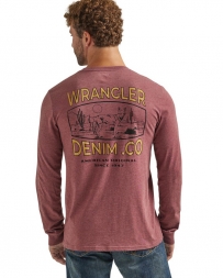 Wrangler® Men's LS Logo Tee