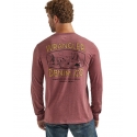 Wrangler® Men's LS Logo Tee