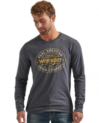 Wrangler® Men's LS Logo Tee