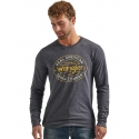 Wrangler® Men's LS Logo Tee