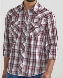 Wrangler® Men's WFS L/S Plaid Snap