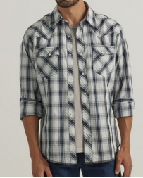 Wrangler® Men's WFS L/S Plaid Snap