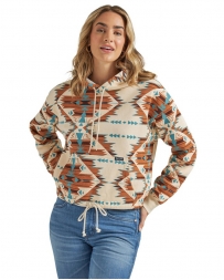 Wrangler® Ladies' Aztec Print Hoodie