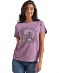 Wrangler® Ladies' Bandana Square Logo Tee