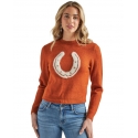 Wrangler® Ladies' Horseshoe Sweater