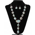 Silver Strike® Ladies' Turquoise Necklace Set