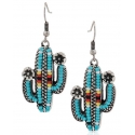 Montana Silversmiths® Ladies' Blossoming Saguaro Earrings