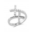 Montana Silversmiths® Ladies' Fashion Your Faith Cross Ring