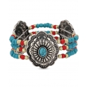 Montana Silversmiths® Ladies' Flowered Dawm Bracelet