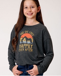 Roper® Girls' Happily Ever After LS Tee