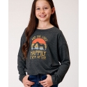 Roper® Girls' Happily Ever After LS Tee