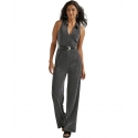 Wrangler Retro® Ladies' Silver Metallic Party Jumpsuit