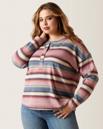 Ariat® Ladies' Terry Henley Sweatshirt