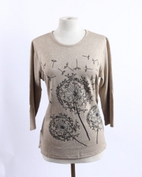 Ladies' Dandelion Top 3/4 Sleeve