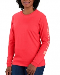 Carhartt® Ladies' LS Sleeve Logo Tee