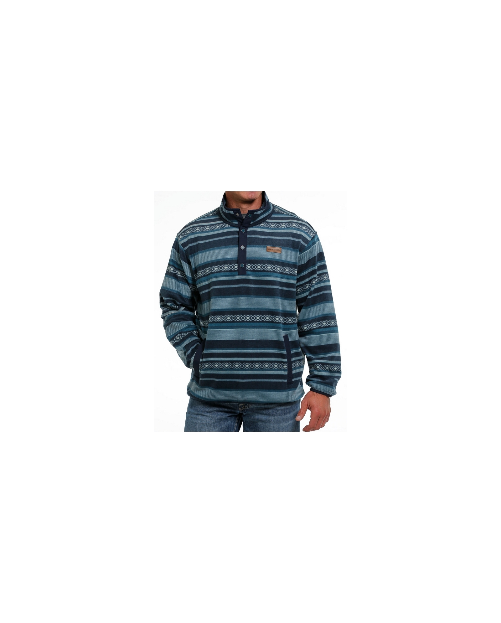 Cinch® Men's Fleece Aztec Pullover - Fort Brands