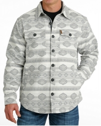 Cinch® Men's Jaquard Shirt Jacket Lt Blue