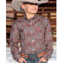 Cinch® Boys' Classic Fit LS Print