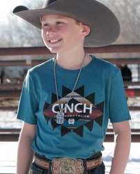 Cinch® Boys' SS Logo Tee