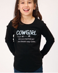 Roper® Girls' Cowgirl Definition LS Tee