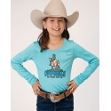 Roper® Girls' Cowgirls Wanna Have Fun LS Tee