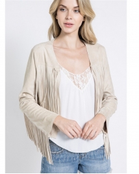 Vocal® Ladies' Western Cropped Fringe Jacket