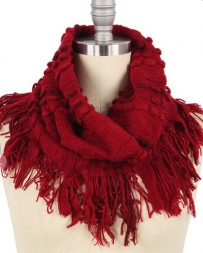 Ladies' Tube Scarf Burgundy