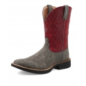 Twisted X® Men's Tech X 11" Boot Grey/Red