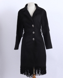 Ladies' Long Suede Fringe Jacket