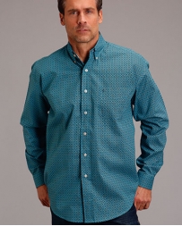 Stetson® Men's LS Button Down 1 Pocket Print