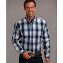 Stetson® Men's LS Button 1 PKT Plaid