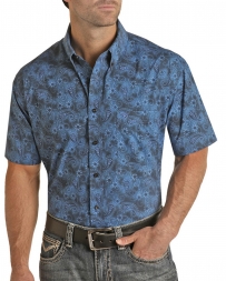 Rock & Roll Cowboy® Men's Paisley Button Up Shirt