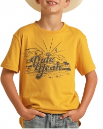 Rock & Roll Cowboy® Boys' Dale Graphic Tee Mustard