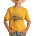 Rock & Roll Cowboy® Boys' Dale Graphic Tee Mustard