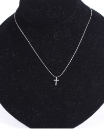 Coronet® Jewelry Ladies' Dainty Cross CZ Necklace