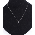 Coronet® Jewelry Ladies' Dainty Cross CZ Necklace