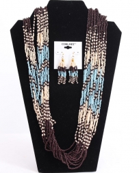 Coronet® Jewelry Ladies' Mint/Cream Beaded Jewelry Set