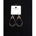 Coronet® Jewelry Ladies' Resin Beaded Teardrop Earrings